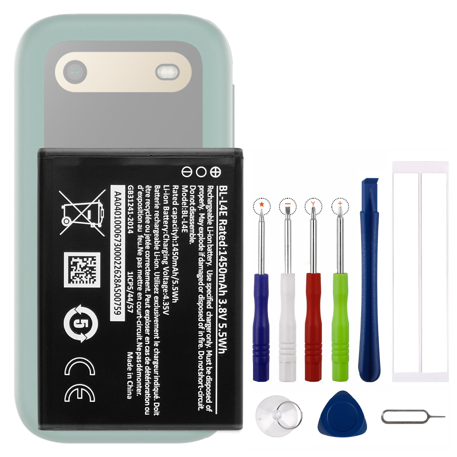 Amazon.com: Vvsialeek NEW BL-L4E Replacement Battery for Nokia