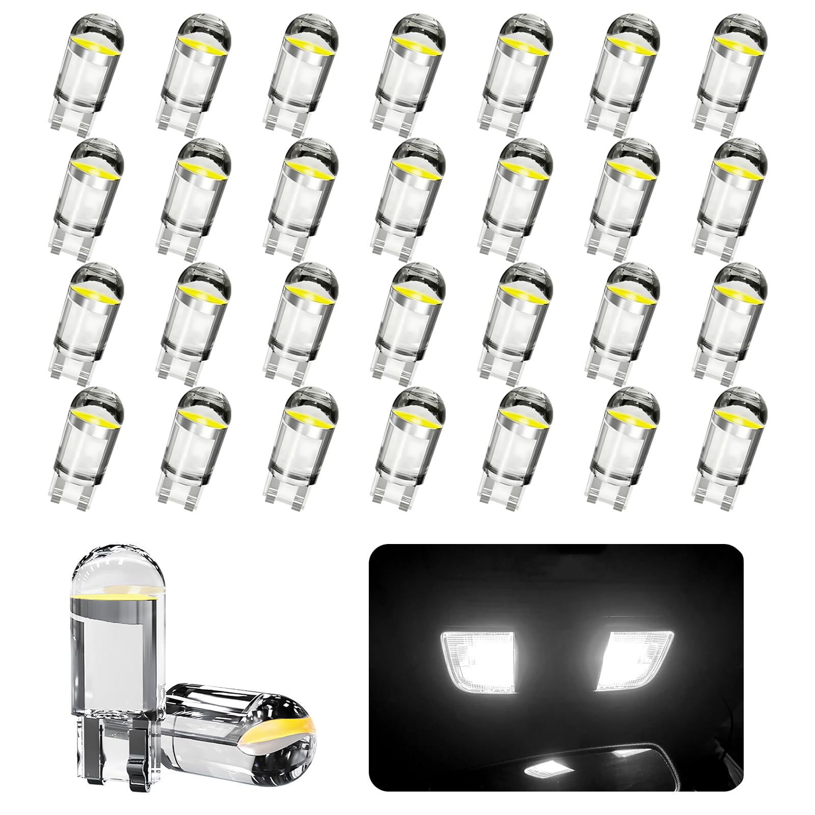 Photo 1 of Hbxdeco T10 LED Bulbs White (30-Pack)