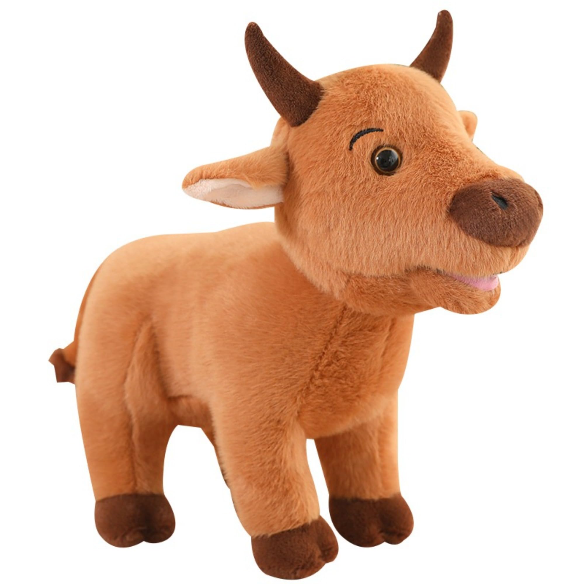 Kuh Kuscheltier, Simuliertes Kuh Plüschtier, Kuh Spielzeug, Kuh Deko, Stuffed Animals zum Spielen, Sammeln & Kuscheln für Jungen Mädchen (60CM)
