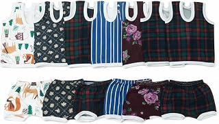 Yazhini Trends Kids Cotton Sleeveless T-Shirt and Shorts Set, Multicolor Printed, Button Model, Casual Wear, Pack of 6 Price In India