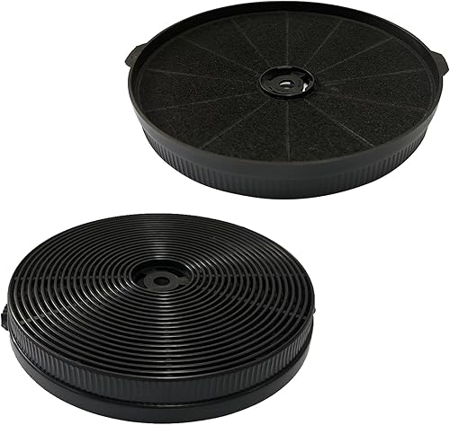 Miniatura 5 de Paquete de 4 filtros de carbón CFK1-TM de repuesto para campanas extractoras Cosmo UMC30, UC30, UMC36, UC36, también compatible con modelos Tieasy