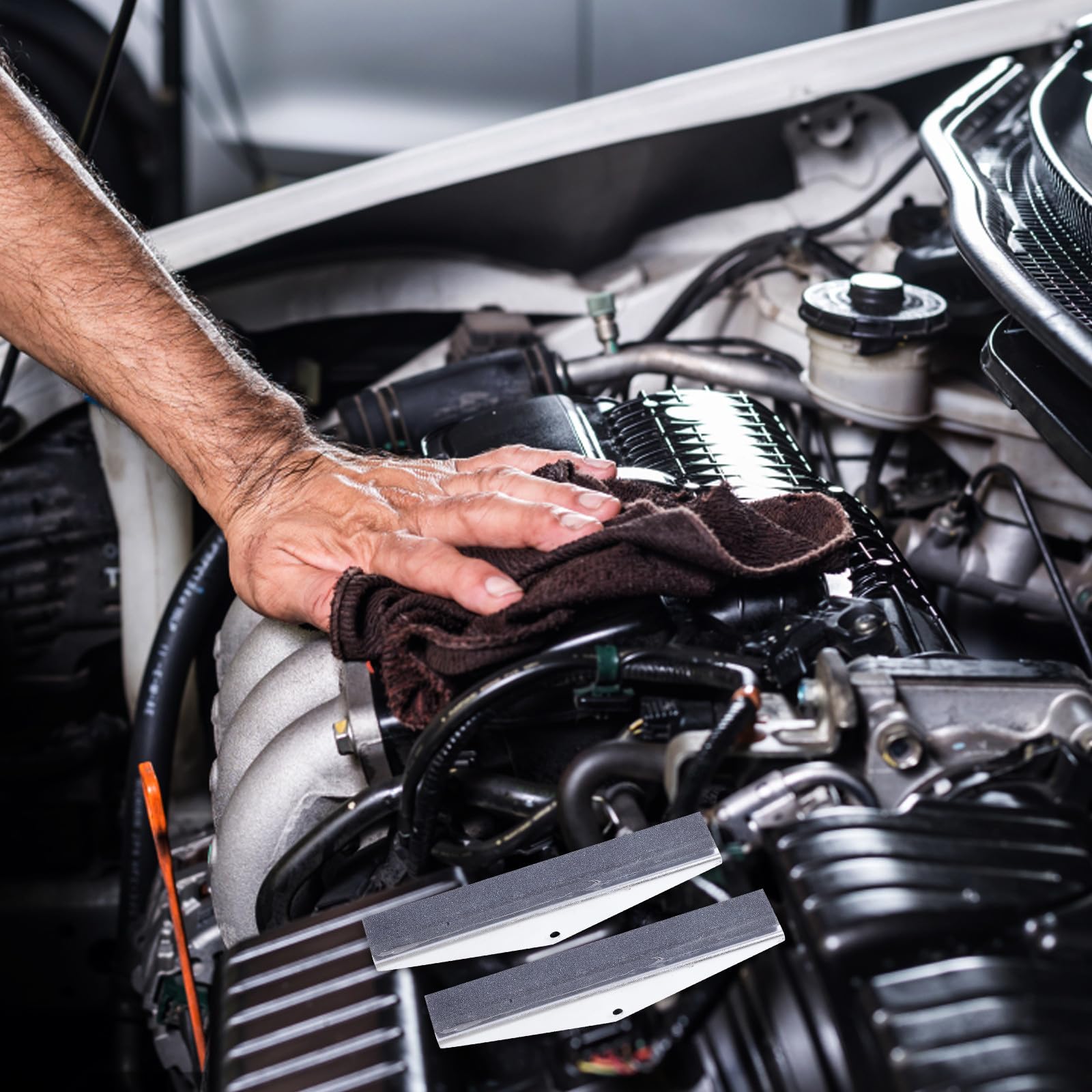 Kit da 3 Pezzi Pietre per L'affilatura Cilindri Motore Design a Tre Artigli in Ferro per Pulizia e Resistenza All'usura delle Superfici Cilindriche Automotive