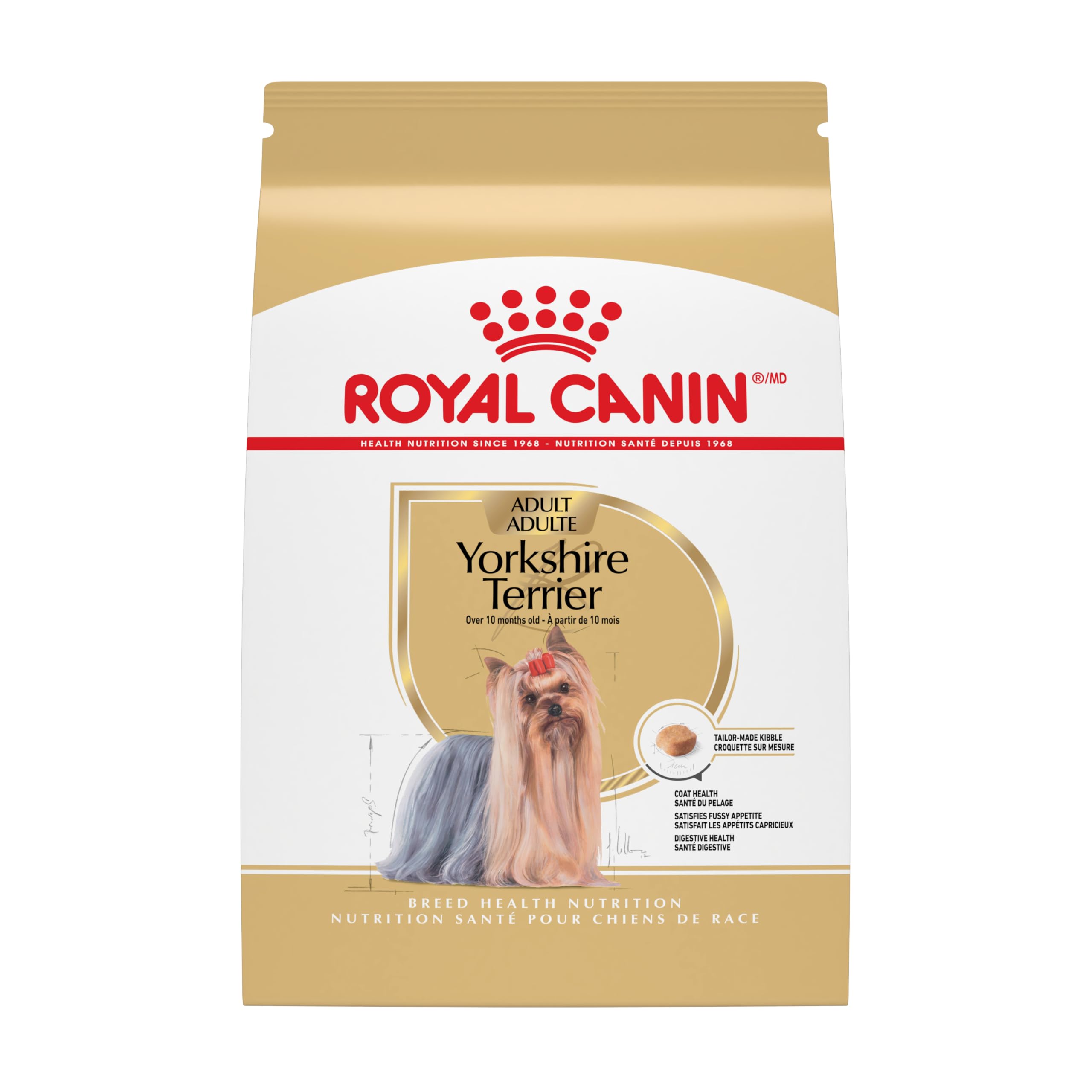 Royal CaninBreed Health Nutrition Yorkshire Terrier Adult Dry Dog Food, 2.5 lb Bag