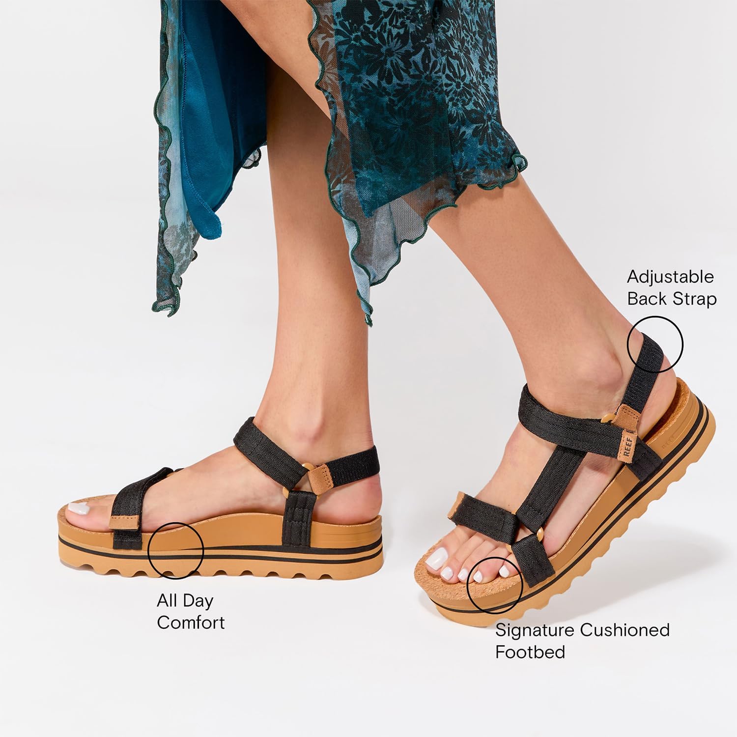 REEF Women's Cushion Rem Hi Platform Sandals - Image 7