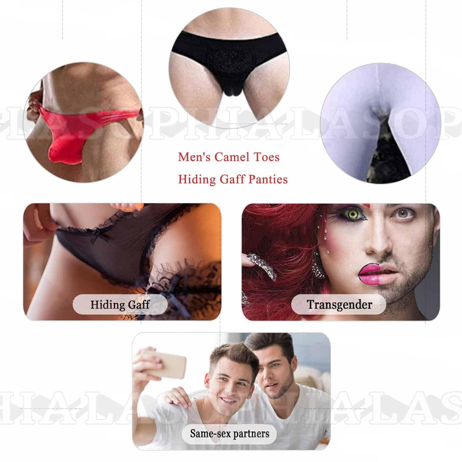 Mutandine A Triangolo in Silicone da Donna,Modellatore del Corpo,Controllo E Push-Up,Slip Che Sollevano I Fianchi,Lingerie Nascosta per Crossdresser