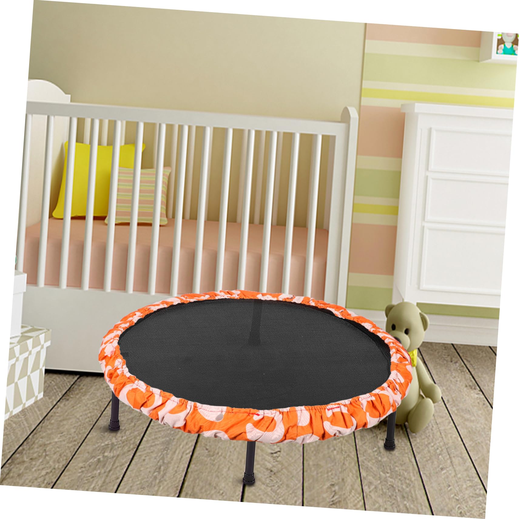 Outanaya Trampoline Spring Cover Trampoline Side Protective Cover Trampoline Replacement Pad Oxford Material Orange Inches Boys and Girls Trampoline Cover