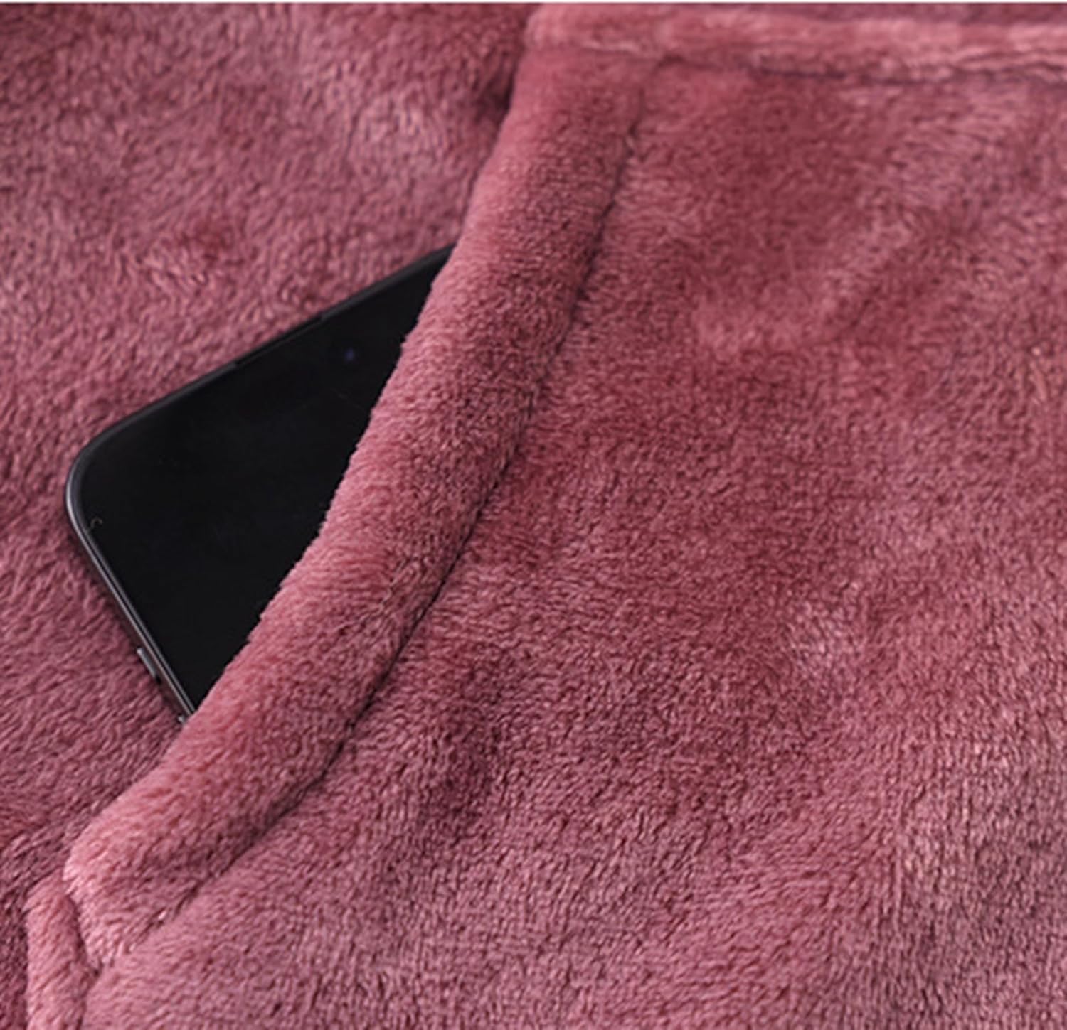 [GUREITOJP] ルームウェア レディース 冬 シニア ふわふわ パジャマ 前開き 防寒 ポケット付き フランネル 暖かい ハ