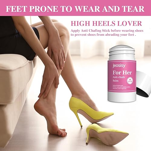 Miniatura 4 de Anti Chafing Stick-for Her Anti Chafe Balm Cream Anti Chafing Friction Defense Balm for Thighs, Chest, Arms, Feet, Travel