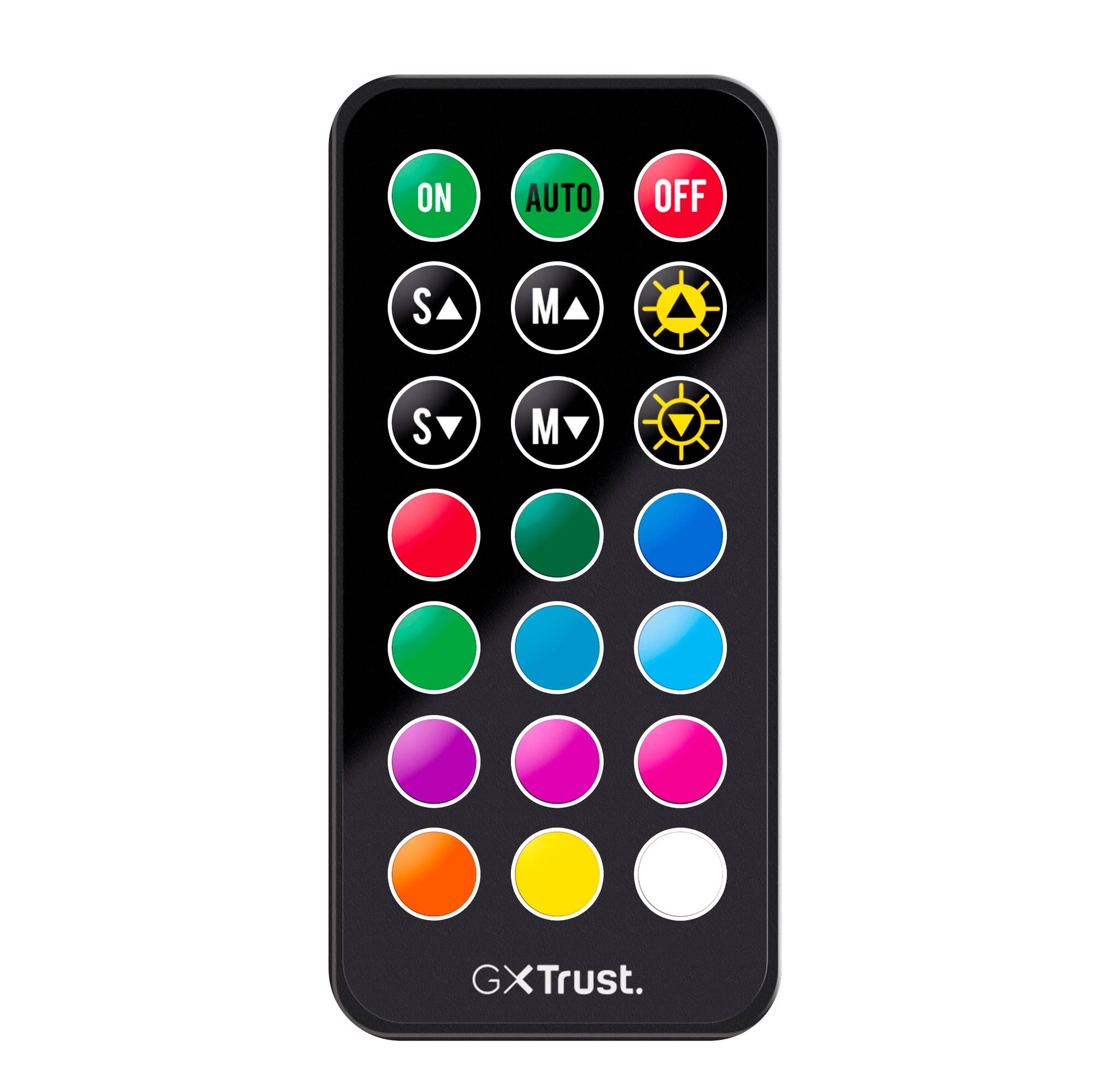 Trust Gaming Sedia da Gaming illuminata LED RGB GXT 716 Rizza - Sedia PC Ergonomica Regolabile con 350 Colori, Totalmente Girevole, con Cuscini Removibili - Nero