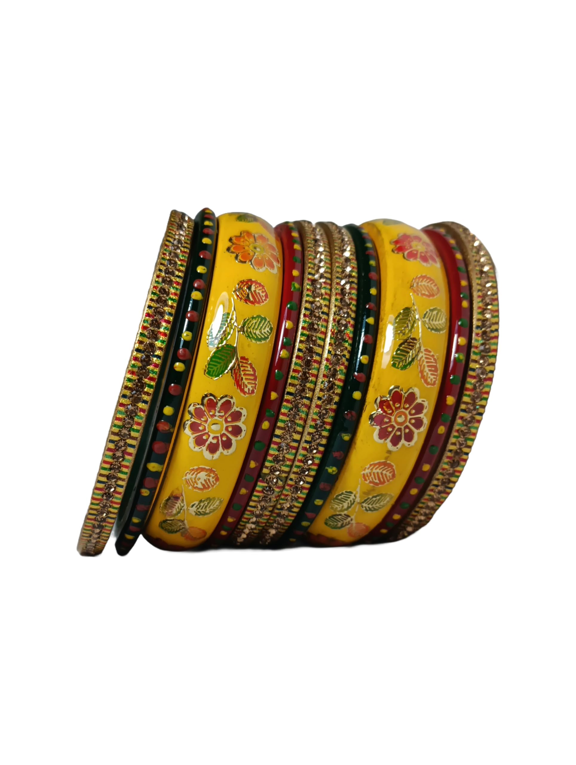 Exquisite Handcrafted Lac Bangles Set for Women by Japuri Artist - Perfect for Housewives and women (B0CQM7SFCZ) Amazon Price History, Amazon Price Tracker