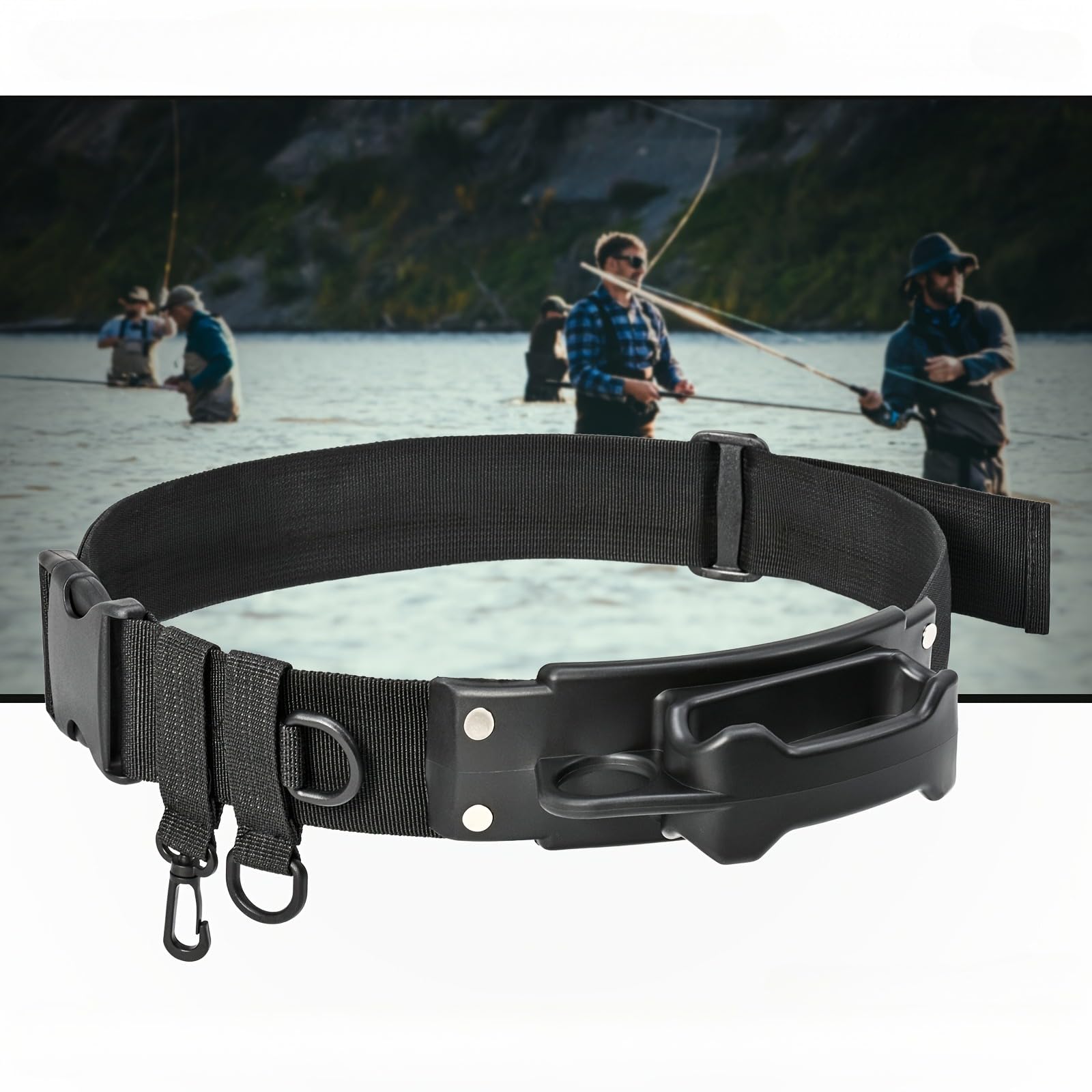 Fishing Waist Belt, Adjustable Wading Belt