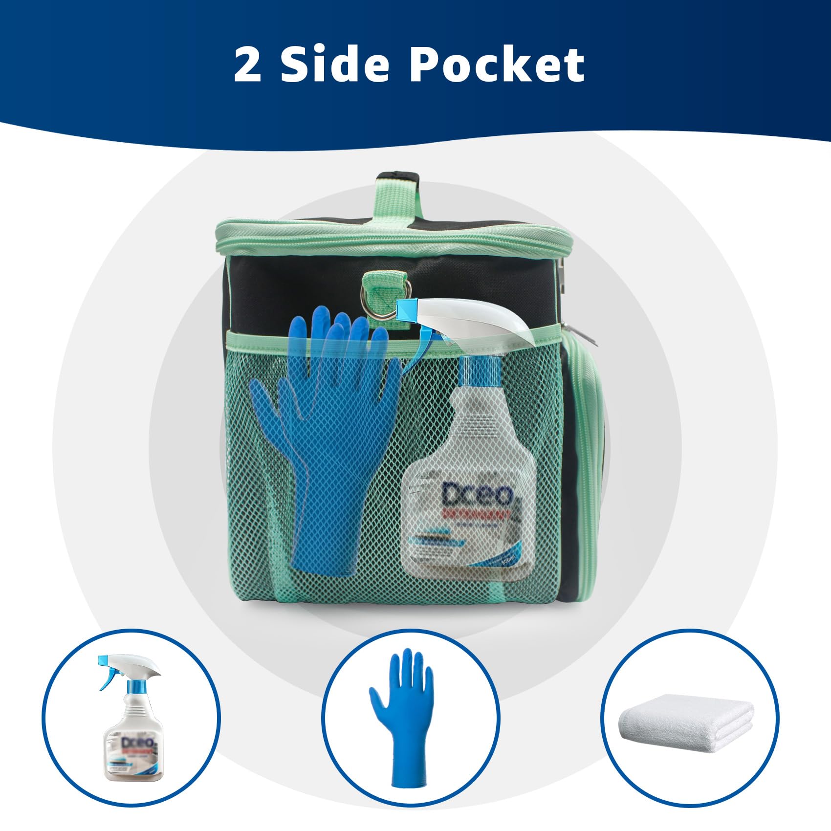 Bolsa de transporte para limpiador de vapor Bissell SteamShot 39N7V/39N7A, accesorios de limpiador de vapor de mano, compartimentos ajustables, bolsa de almacenamiento grande para accesorios bissell 5