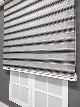 Peraper Perde Siyah Gri Ge i li Zebra Stor 240x150