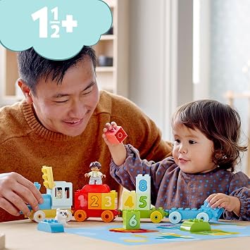 LEGO DUPLO First Issue Train - Learn to Count 10954-18 Months and Above Educational Toy Making Set for Kids Improving Counting Ability (23 Pieces)