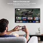 SYLVOX Intelligent RV TV, 40" 12-24V TV pour RV Campeur 1080P DC/AC Télévision assistée, Assistance Télécharger des apps, Google Assistant, Bluetooth WiFi, Intelligent TV pour Camion Home Car Campervan