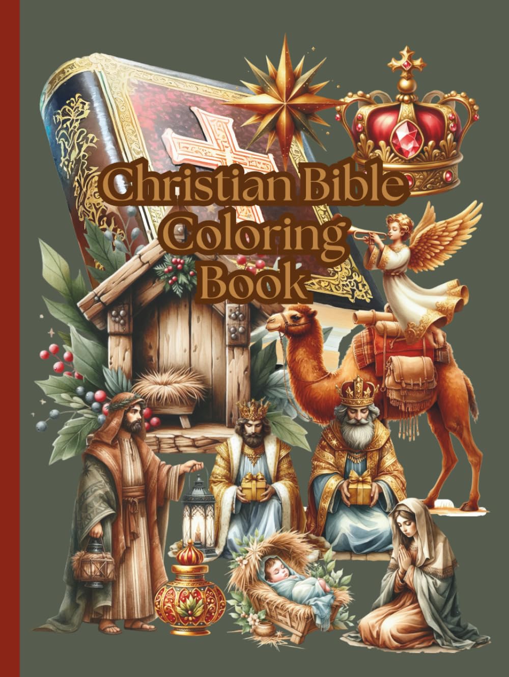 Christian Bible Coloring Book (Christian Religion Church Jesus GOD Bible)