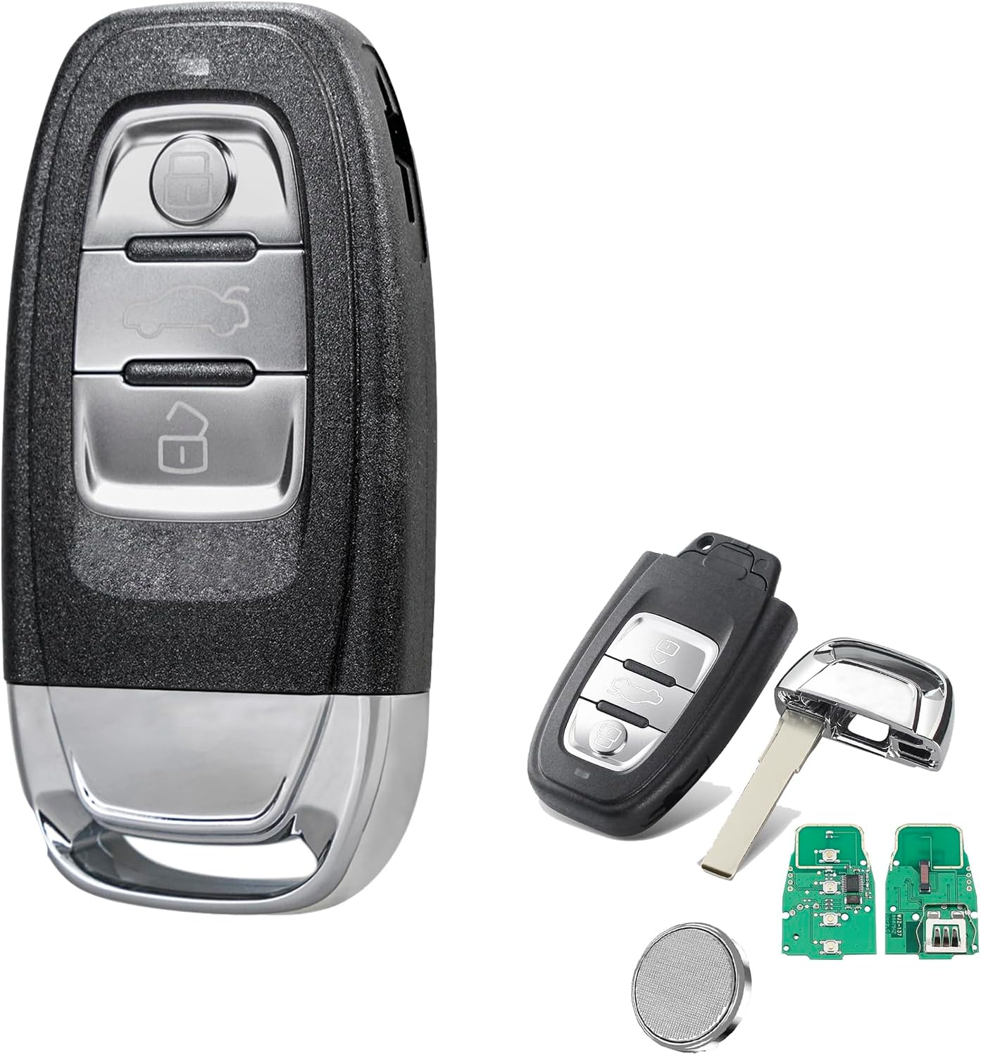 868MHZ 3 Buttons Audi A1 A3 A4 A5 A6 A7 Key A-udi Q3 Q4 Q5 Q6 Q7 Q8 RS7 S4 S5 Key 8T0959754D