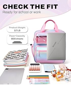 Amazon.com : Zipper Binder 3 Ring with Ita Window, 3 Inch