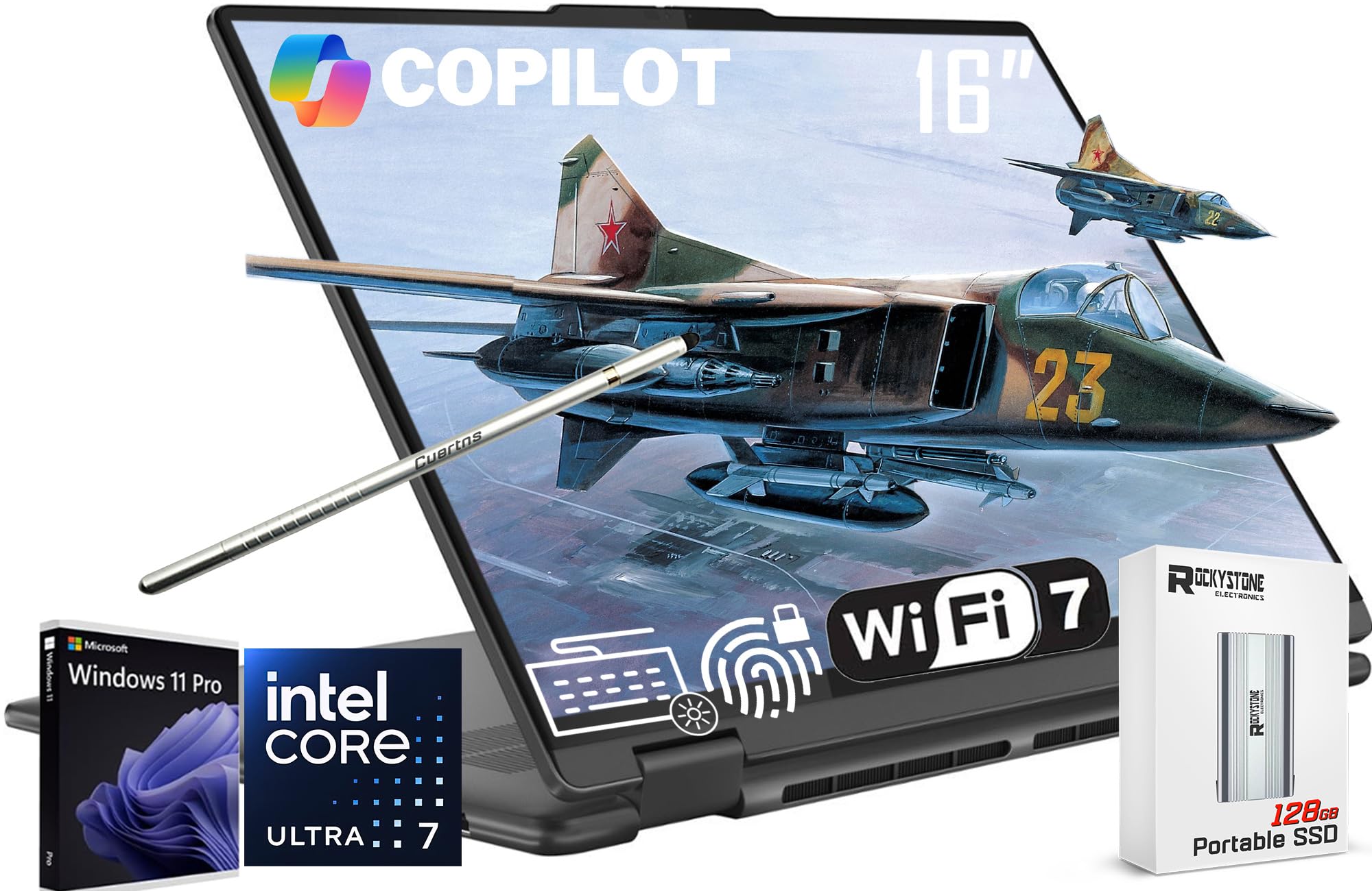 Amazon.com: Lenovo Yoga 7i 2-in-1 AI Copilot+ Laptop, 16