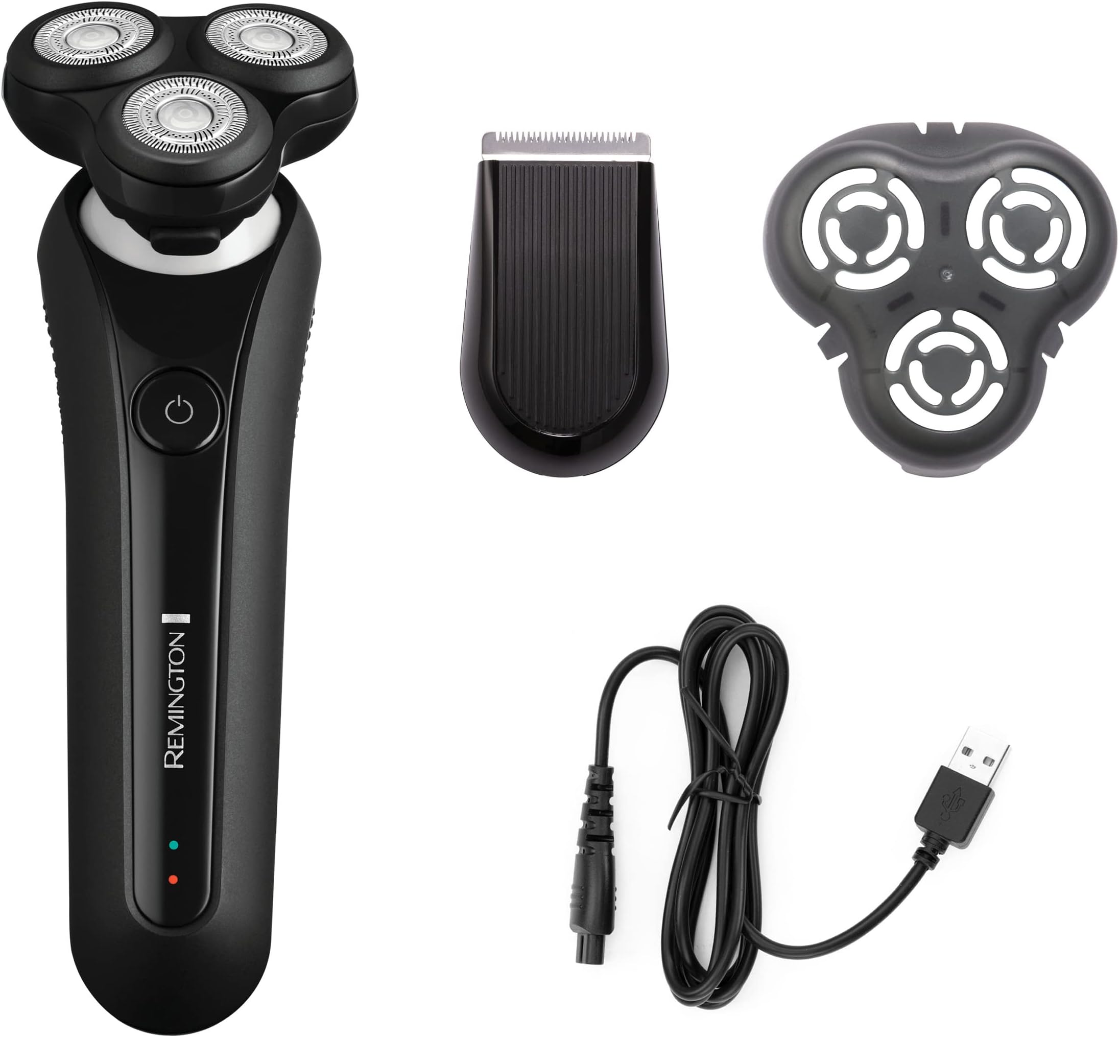 X5 Limitless Men's Electric Shaver (Cordless, Wet & Dry, Rotary Shaver, 360° PivotBall, Flexible Shaving Heads, Detail Trimmer, USB Charging, 50-Minute Usage, 90-Minute Charge) XR1750