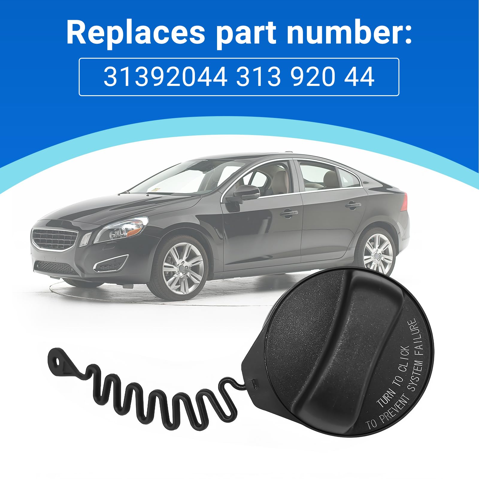 Slang Expansievat 5-CYL Benzine Volvo S60/V60/XC60/V70/XC70/S80, 31261523 Slang Expansievat 5-CYL Benzine Volvo S60/V60/XC60/V70/XC70/S80, 31261523