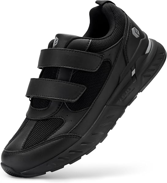 Fitville Buty Męskie Bardzo Szerokie Diabetyczne Trampki Z Rzepem Wygodne Buty Do Chodzenia Dla Szerokich Płaskich Stóp