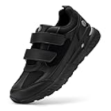 Extra Wide Walking Shoes for Men Wide Width, Hook and Loop Orthopedic Sneakers for Swollen Feet Neuropathy - Rebound Core V8