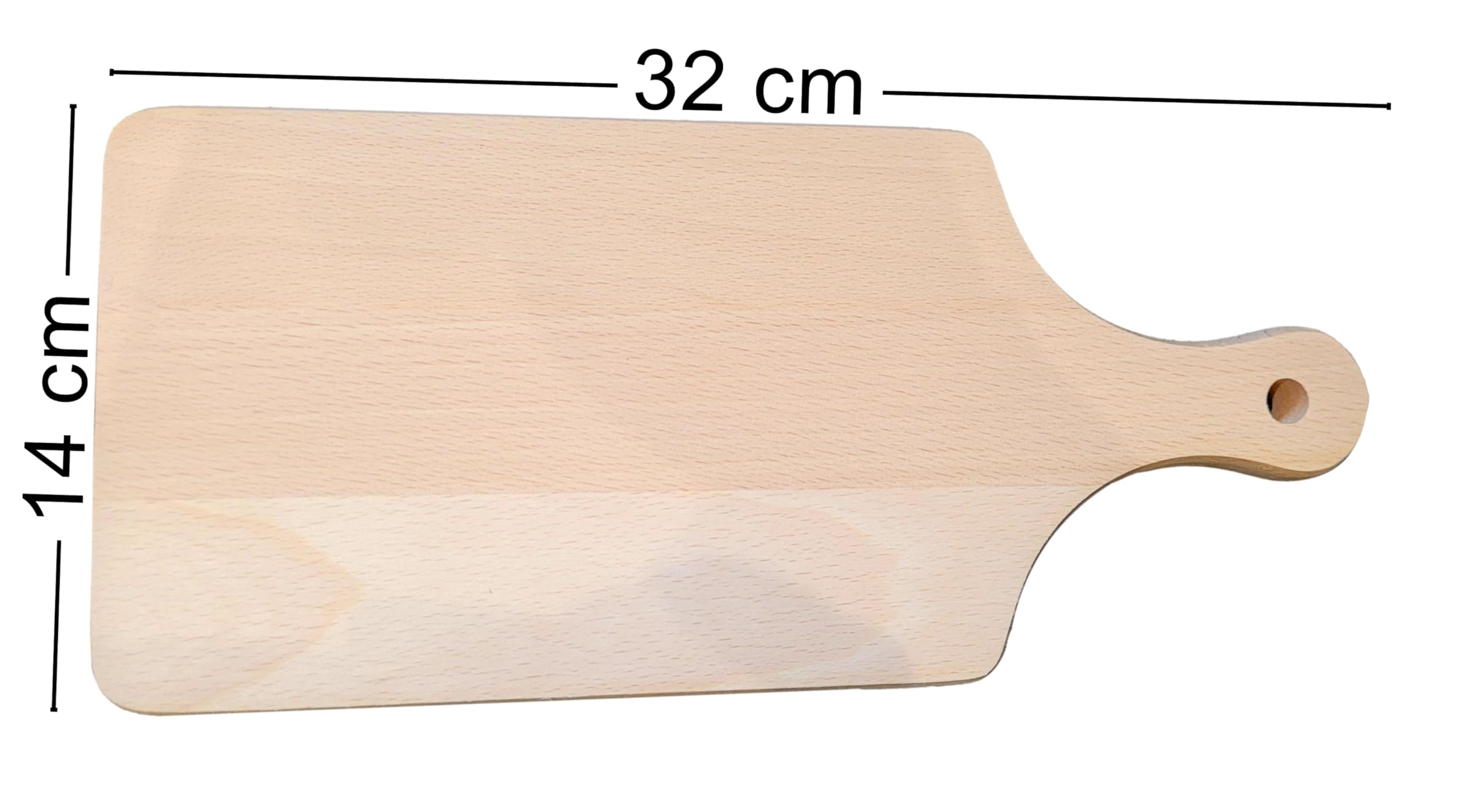 Wooden World - Juego de 5 tablas de cortar tradicionales de madera de haya, 5 tamaños