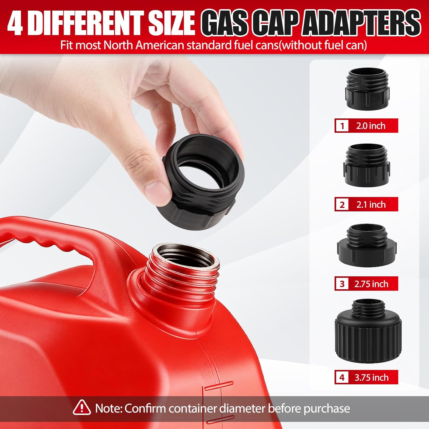 Auto-Stop Fuel Transfer Pump, Battery/USB Powered Portable Gas Can Pump, 3.2GPM Flow, 51” Hose & 4 Adapters for Gasoline, Diesel, Oil