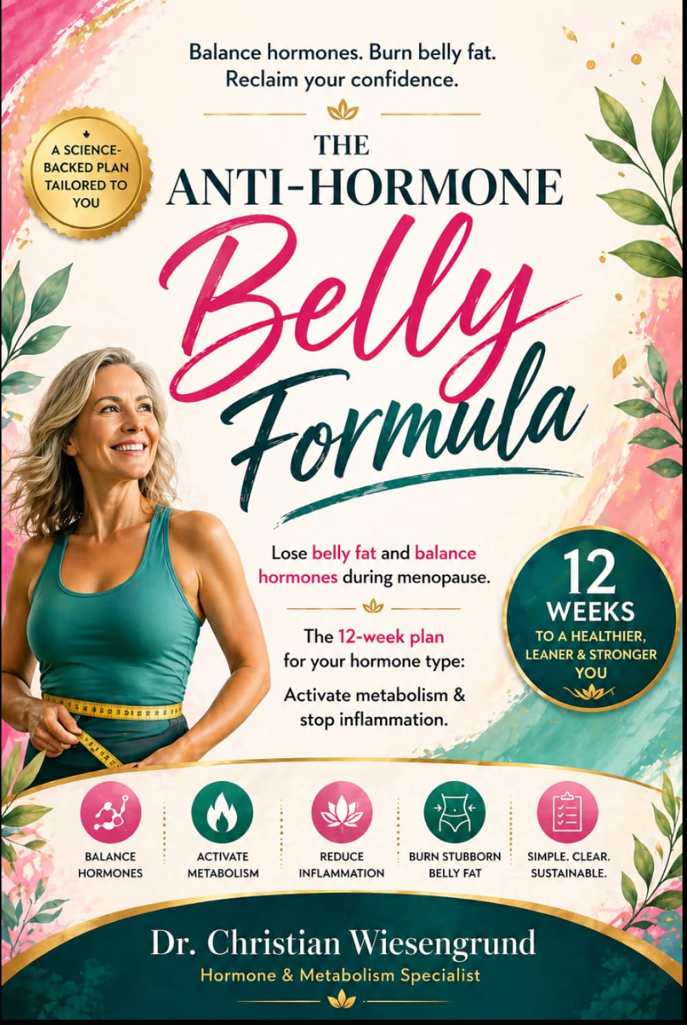 The Anti-Hormone Belly Formula: Lose belly fat and balance hormones during menopause. The 12-week plan for your hormone type: Activate metabolism & stop inflammation.