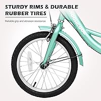 Vista 191 de H&ZT Triciclo para adultos, bicicleta de 3 ruedas, triciclo crucero, con engranaje de 7 velocidades, mango de freno de estacionamiento, escalón