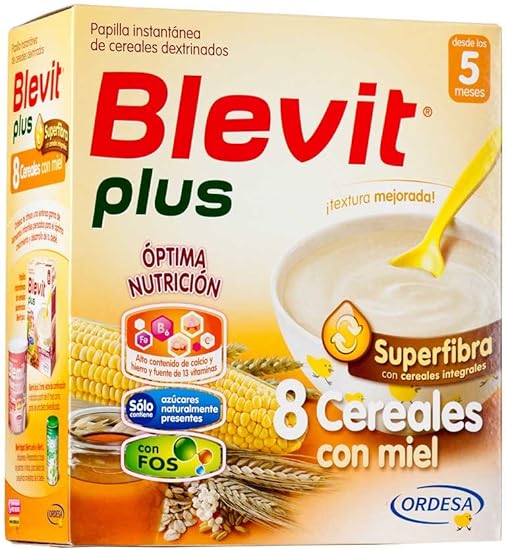 Blevit Bouillie 8 Cereales Et Miel Superfibre Blevit Plus 600 Gr 5m Amazon Fr Bebes Puericulture