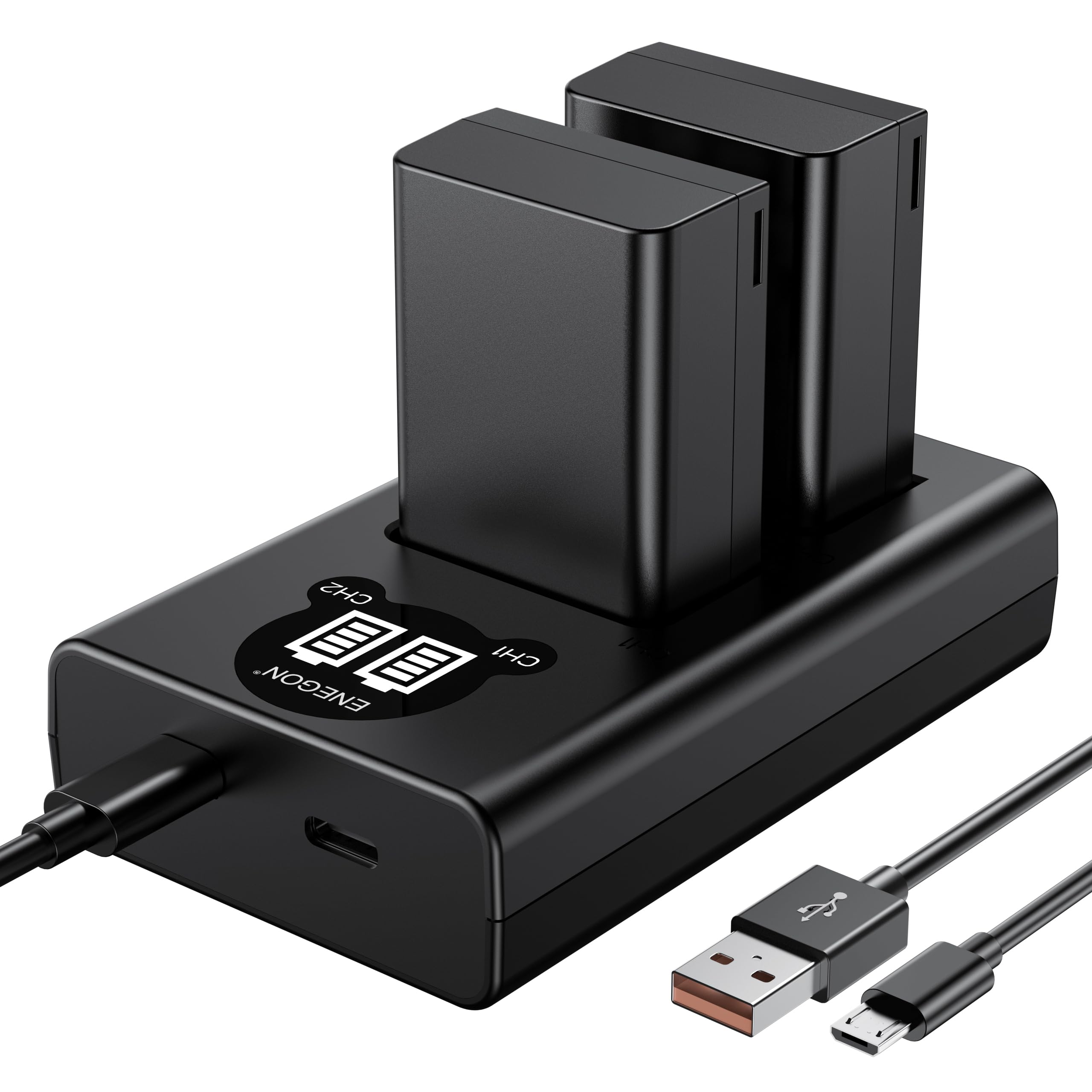 ENEGON EN-EL25 Batteria Ricaricabile 1600mAh(2-Pack),Kit