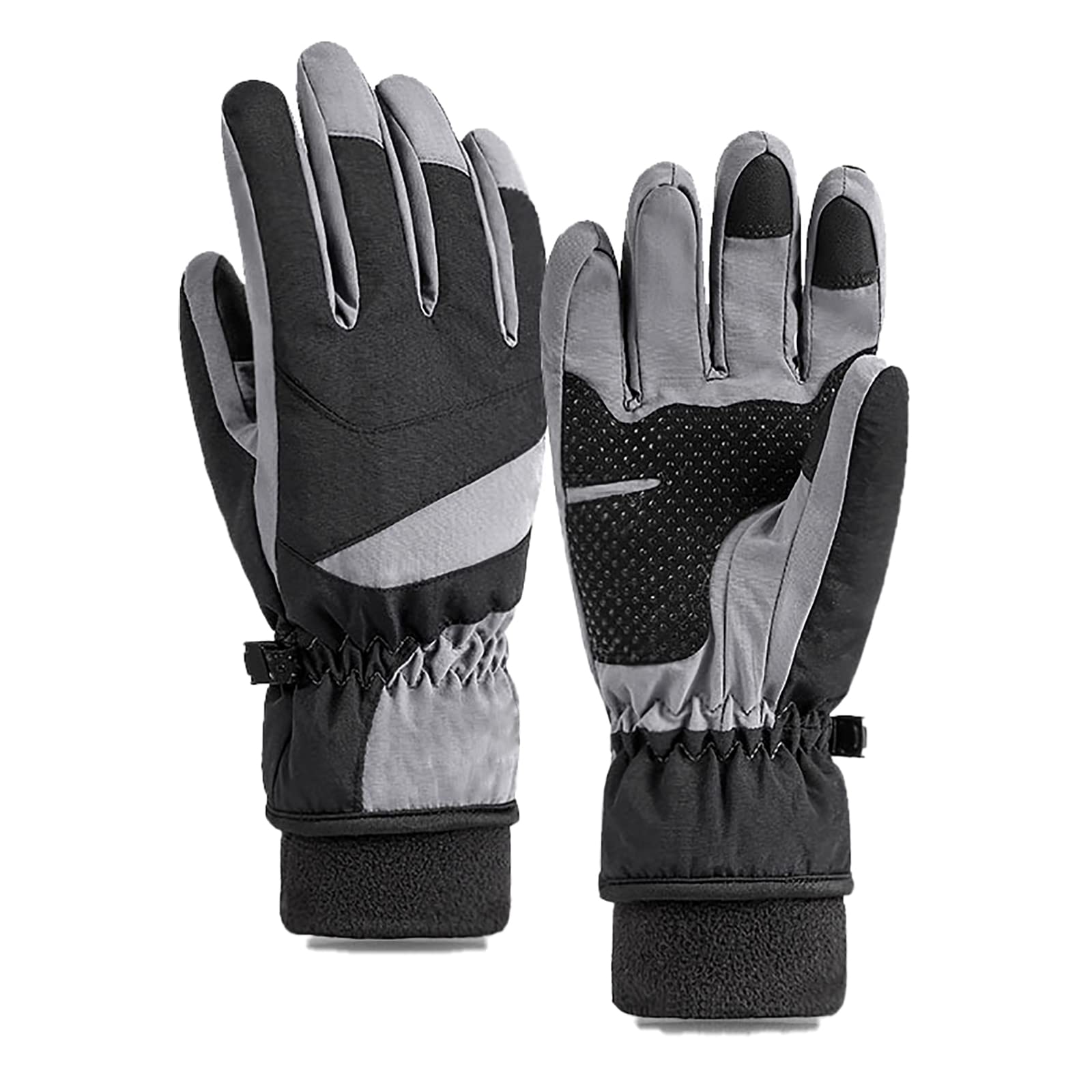 Guanti Invernali Uomo Unisex Guanti da Caldi Antivento Termici Impermeabili per Uomo e Donna Touchscreen per Sci, Snowboard, Moto, Bici, Alpinismo Trekking