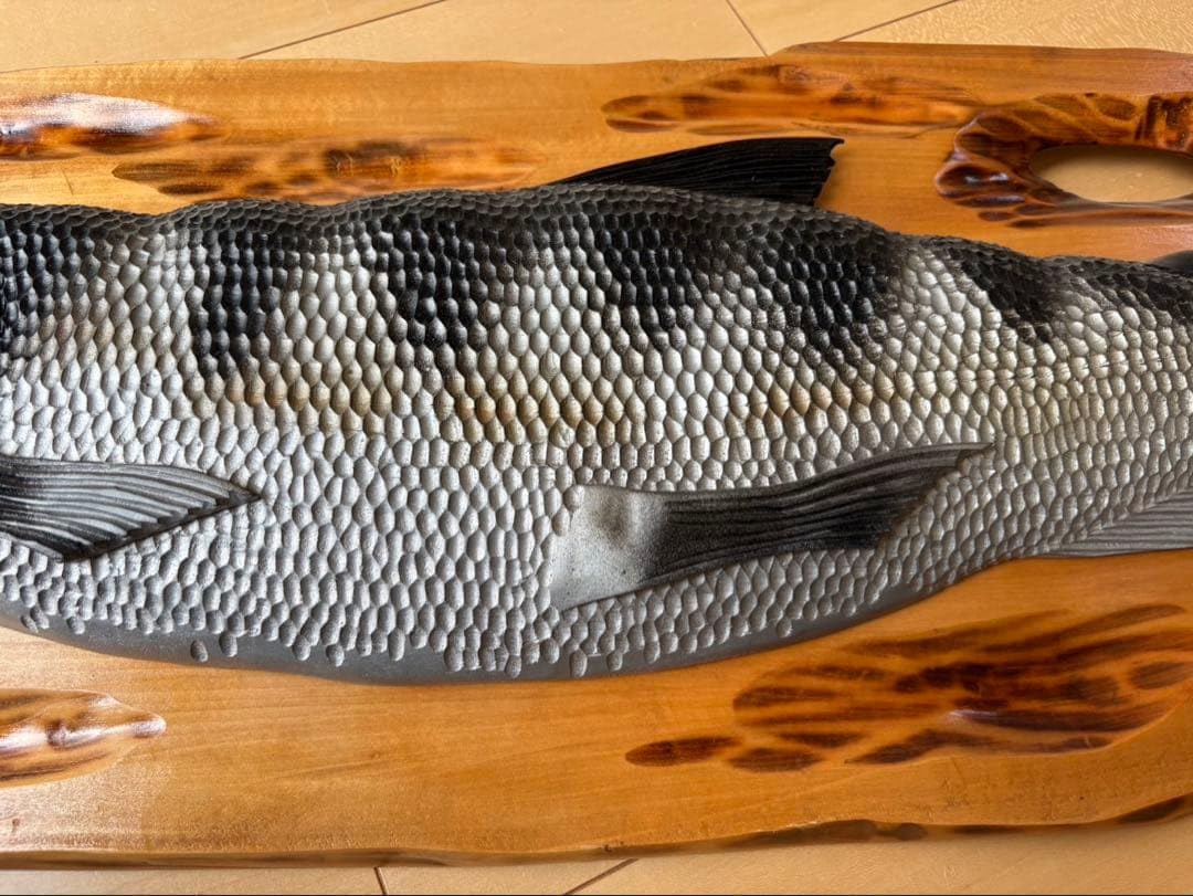 木製 魚の彫刻 木彫りの鮭 Amazon.co.jp: 木製 魚の彫刻 木彫りの鮭 : ホーム＆キッチン