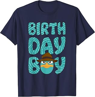 Phineas and Ferb Birthday Boy Perry Big Face Portrait T-Shirt