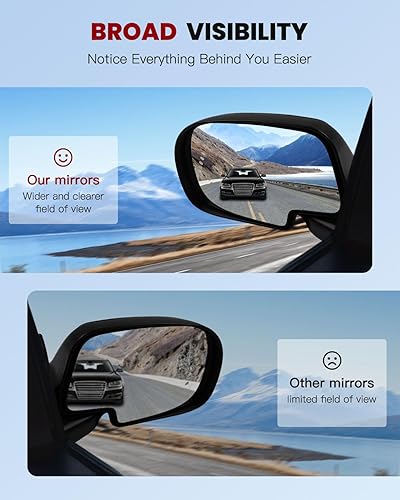 Miniatura 3 de cciyu Espejos laterales izquierdo y derecho con ajuste de potencia, señal de giro calentada para 2003-2006 para Chevy Silverado 2000-2005 para Chevy