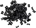QualGear eHotCafe CM1-B-100-P Cable Tie Mount, Black