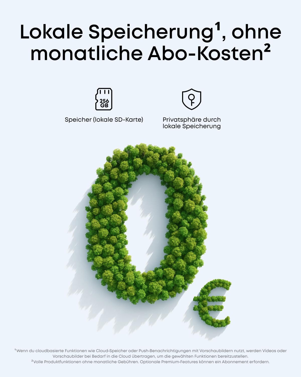 eufy eufyCam C35, Kabellose Überwachungskamera Außen & Innen, Magnetische Halterung, Farbnachtsicht, Lokaler Speicher, IP67 Wetterfest, Solarpanel-Kompatibel, Ohne ABO, Weiß