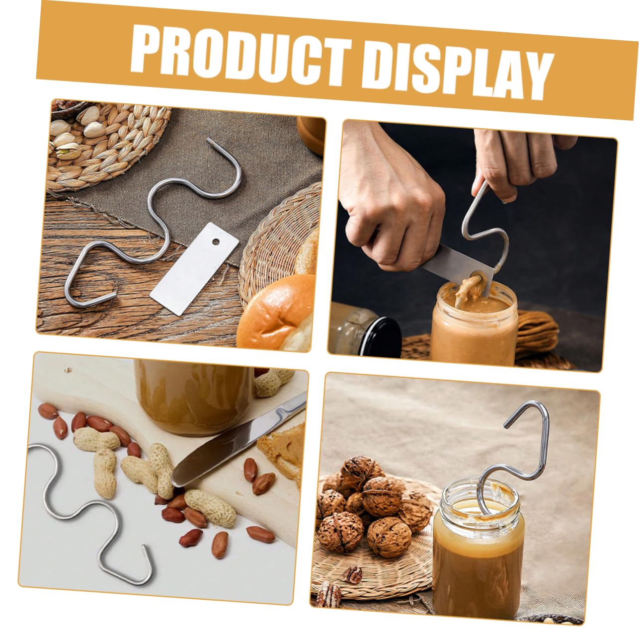 Unomor Food Grade Stainless Steel Butter Mixer Stirrer for Smooth Texture