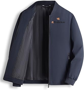 RIDBIKER Motorcycle Jacket, Warm, Comfortable and Windproof, Stylish Design