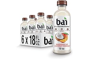 Bai Antioxidant Infused Water Beverage: Madagascar Coconut Mango