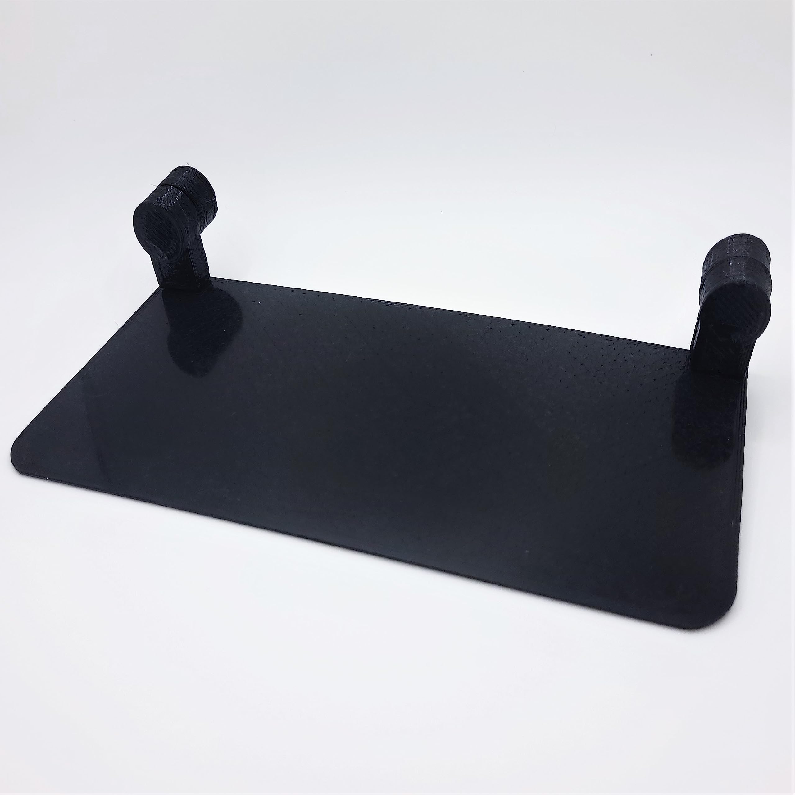 stroodies Lotl Lounge Ledge | Aquarium-Safe Magnetic Ledge for Axolotls & Aquarium Pets | Black