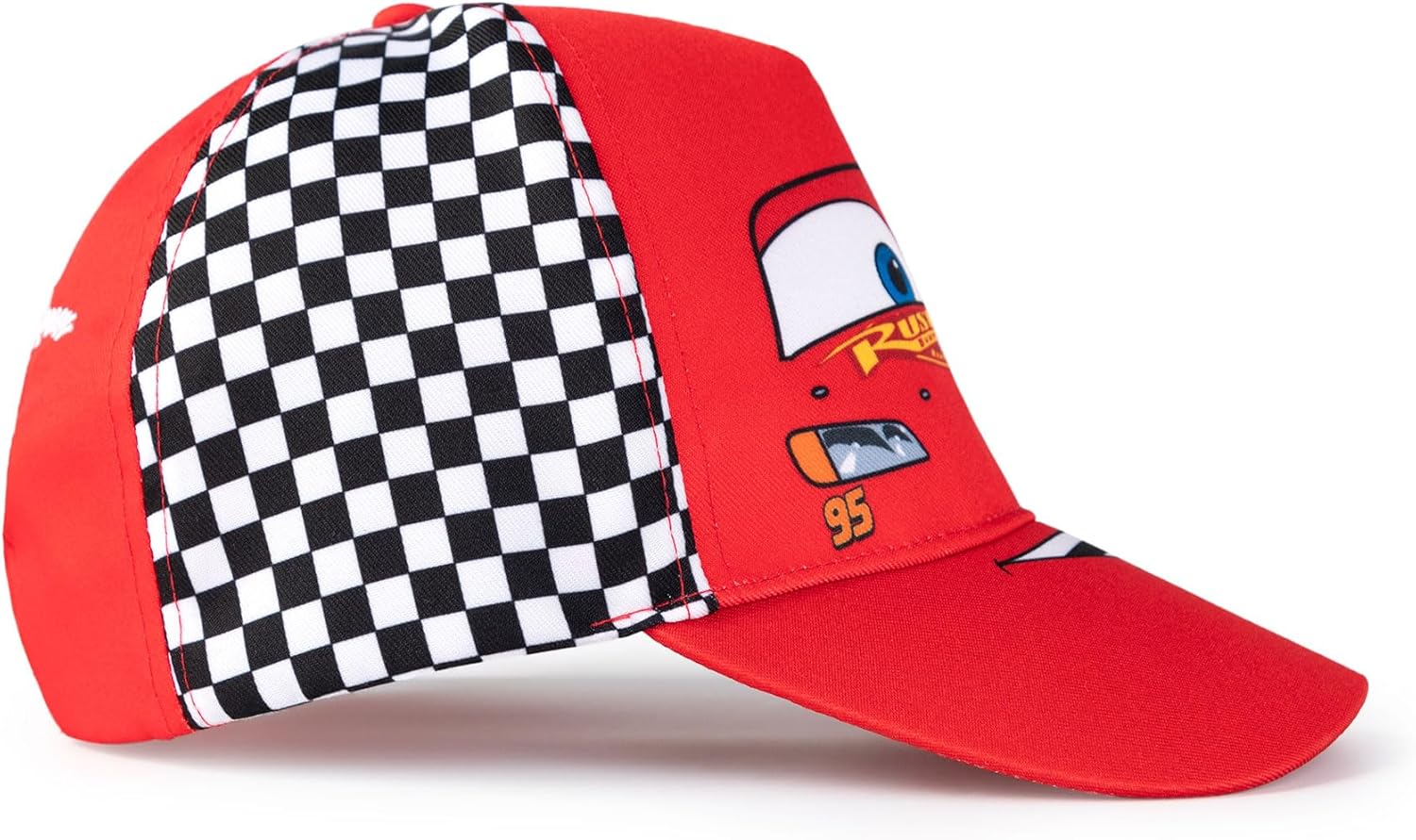 Disney Cars Lightning McQueen Baseball Cap for Kids | Adjustable Red Hat | Boys Sun Hat - Image 6