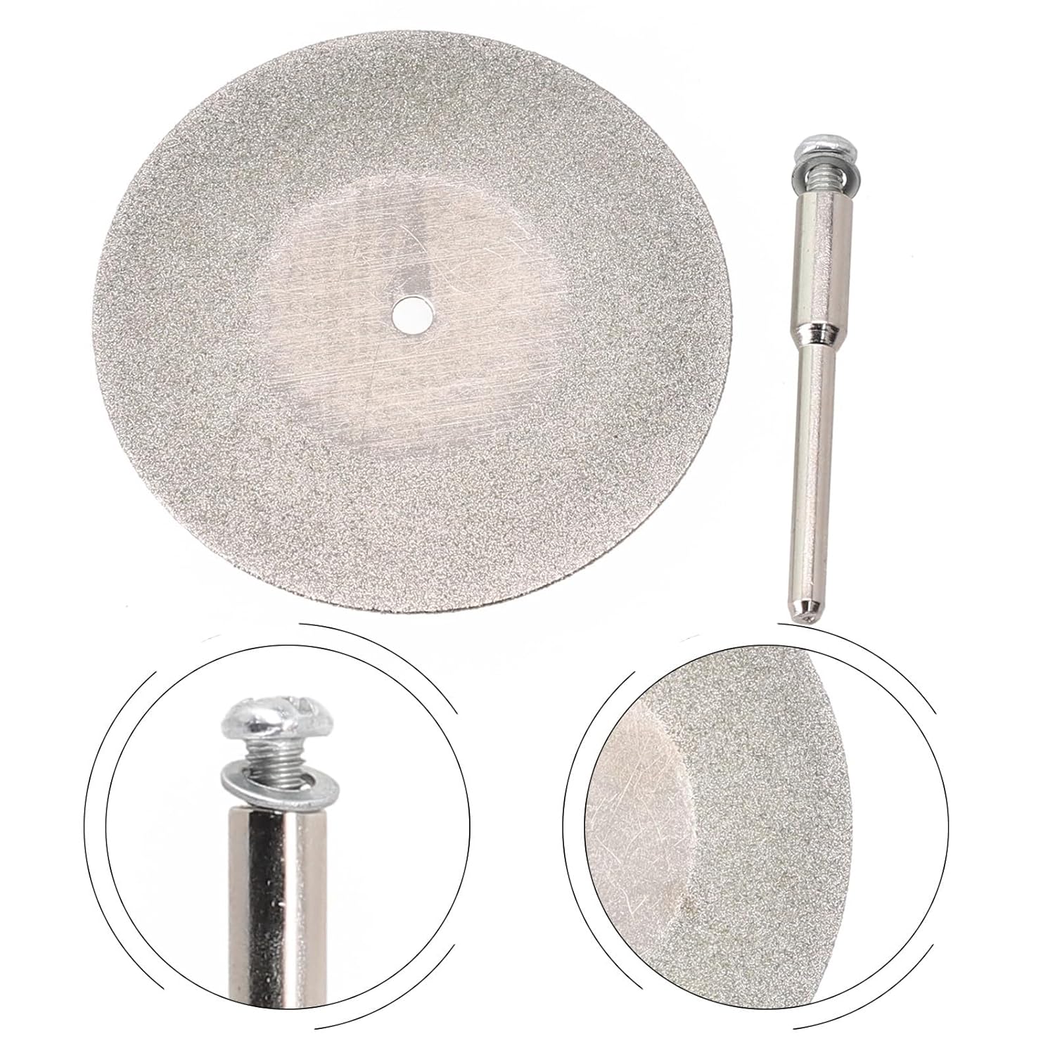 Mini Diamond Cutting Disc Set Rotary Accessories 40 50 60mm Diamond Grinding Wheel Rotary Circular Saw Blade Abrasive(50mm)