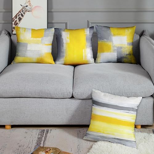 Miniatura 2 de Britimes - Juego de 4 fundas de almohada decorativas para cama, sofá, sofá, fundas de almohada, 18 x 18 in, 4 unidades