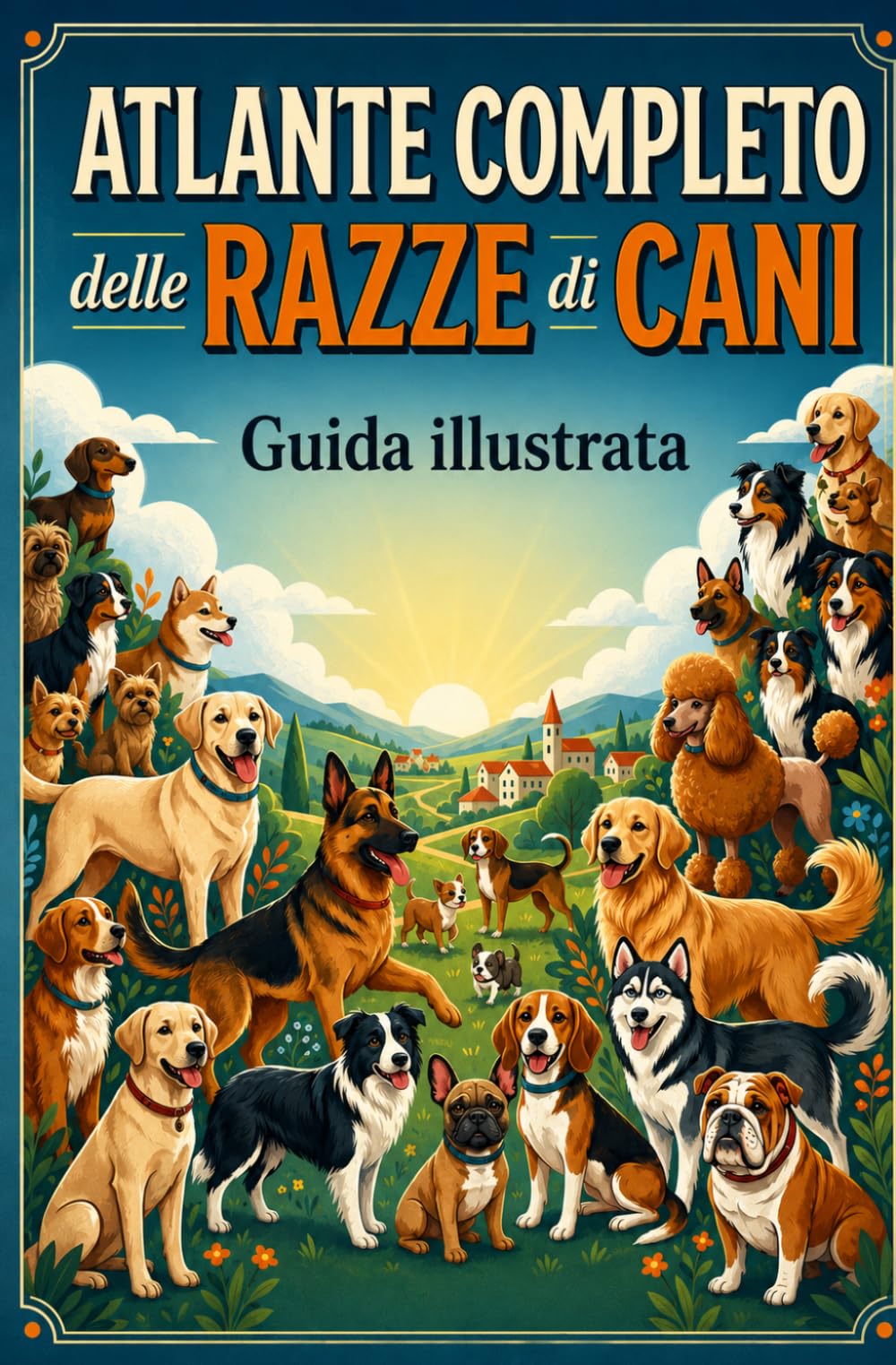 Atlante Completo delle razze di cani: 120 razze illustrate — carattere, salute, storia e guida alla scelta del cane perfetto