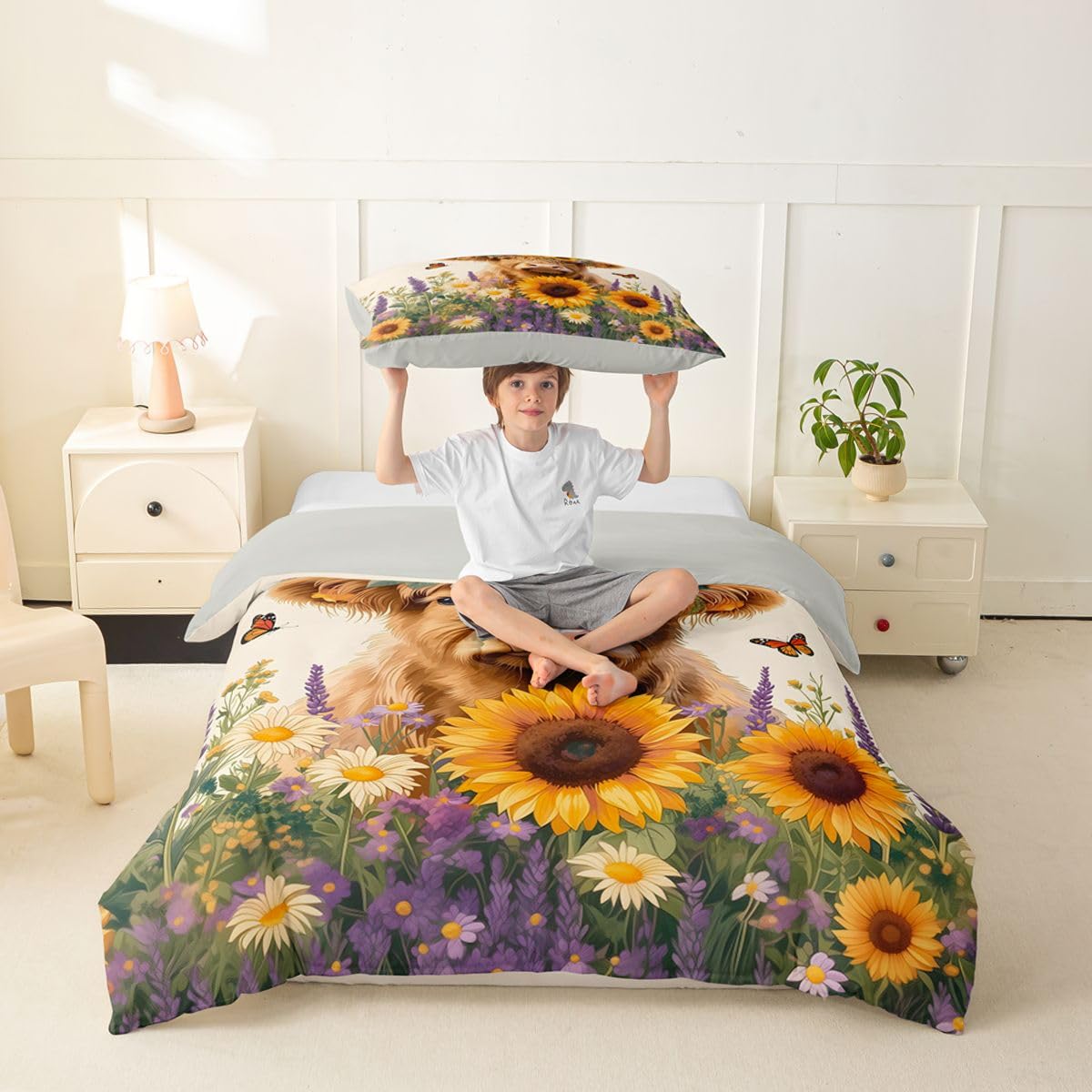 Homewish Hochlandrind Bettwäsche 155x220