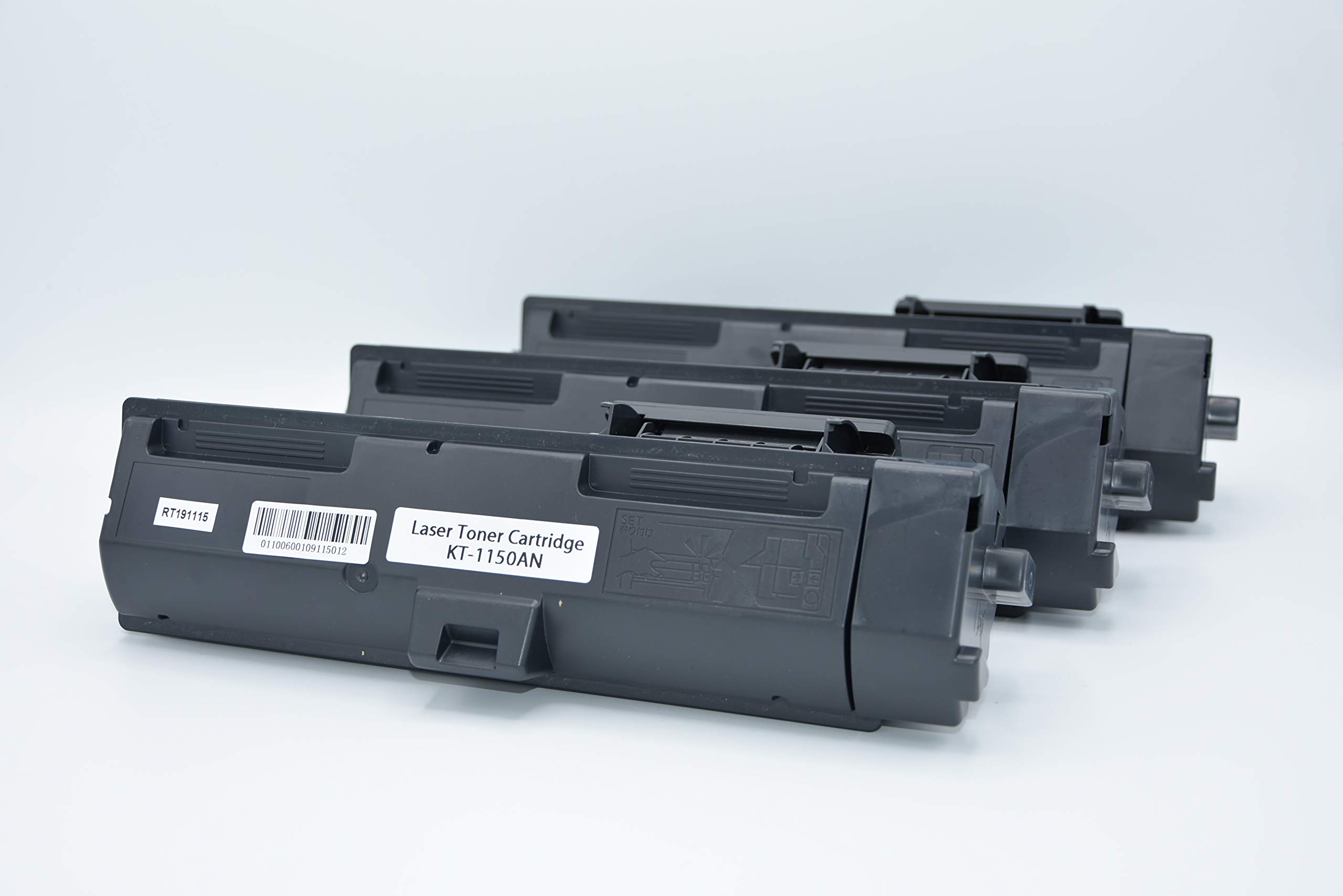 duston 3x TK1150, TK-1150 Toner nero compatibile con Kyocera M2135dn M2635dn M2735dw P2235dn P2235dw