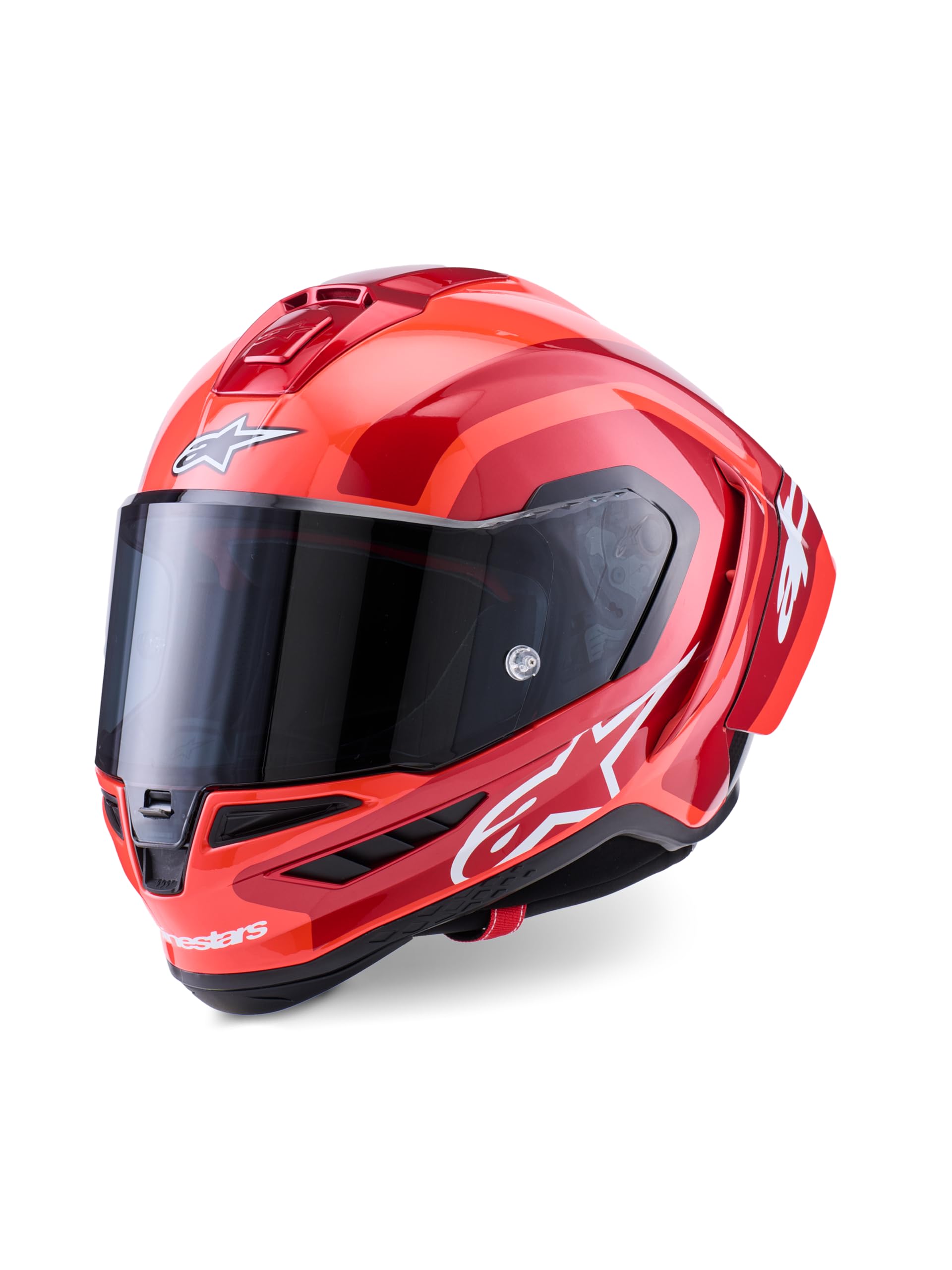 Alpinestars Supertech R10 Arius Carbon Casque, noir blanc rouge, XS (53/54)